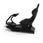 Rseat S1 Alcantara® Seat /Black Frame Racing Simulator Cockpit